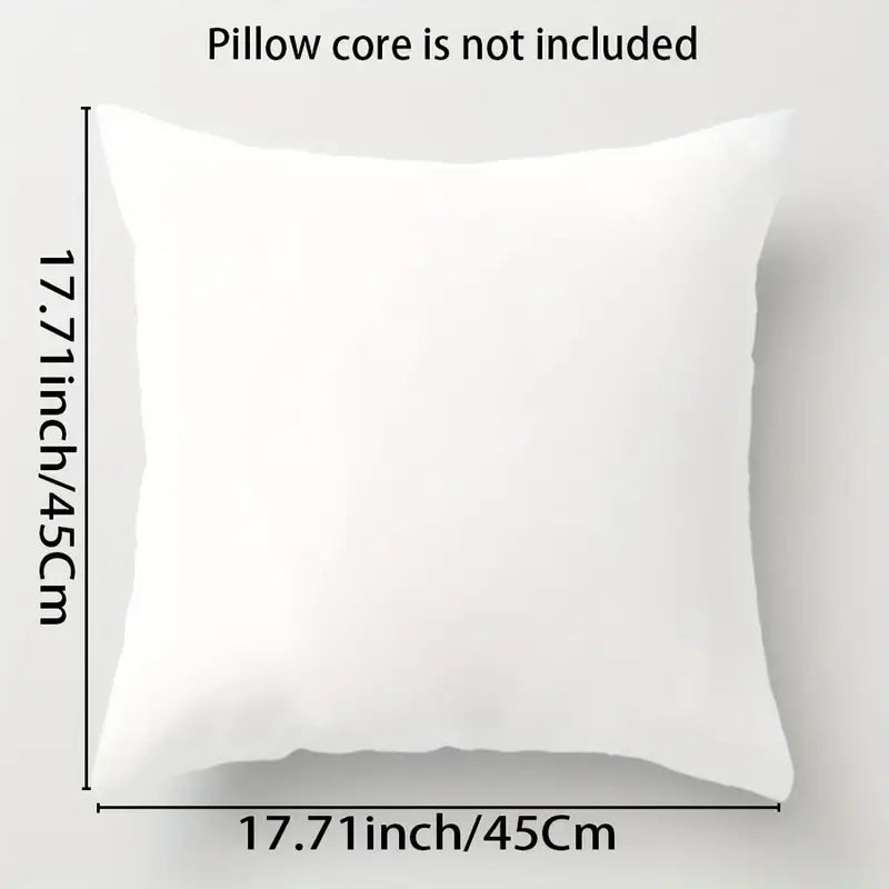 Lot de 4 housses de coussin bleues à motifs géométriques bleu marine, noir et blanc pour canapé et lit
