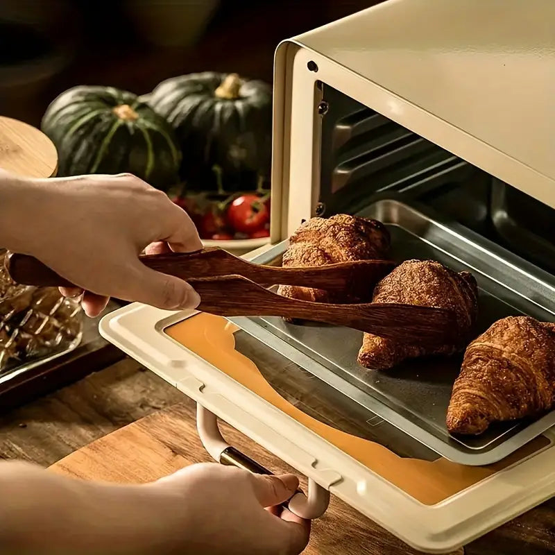 High Temp Wooden Tongs – Multi-Purpose Tool for BBQ, Salad & Dessert