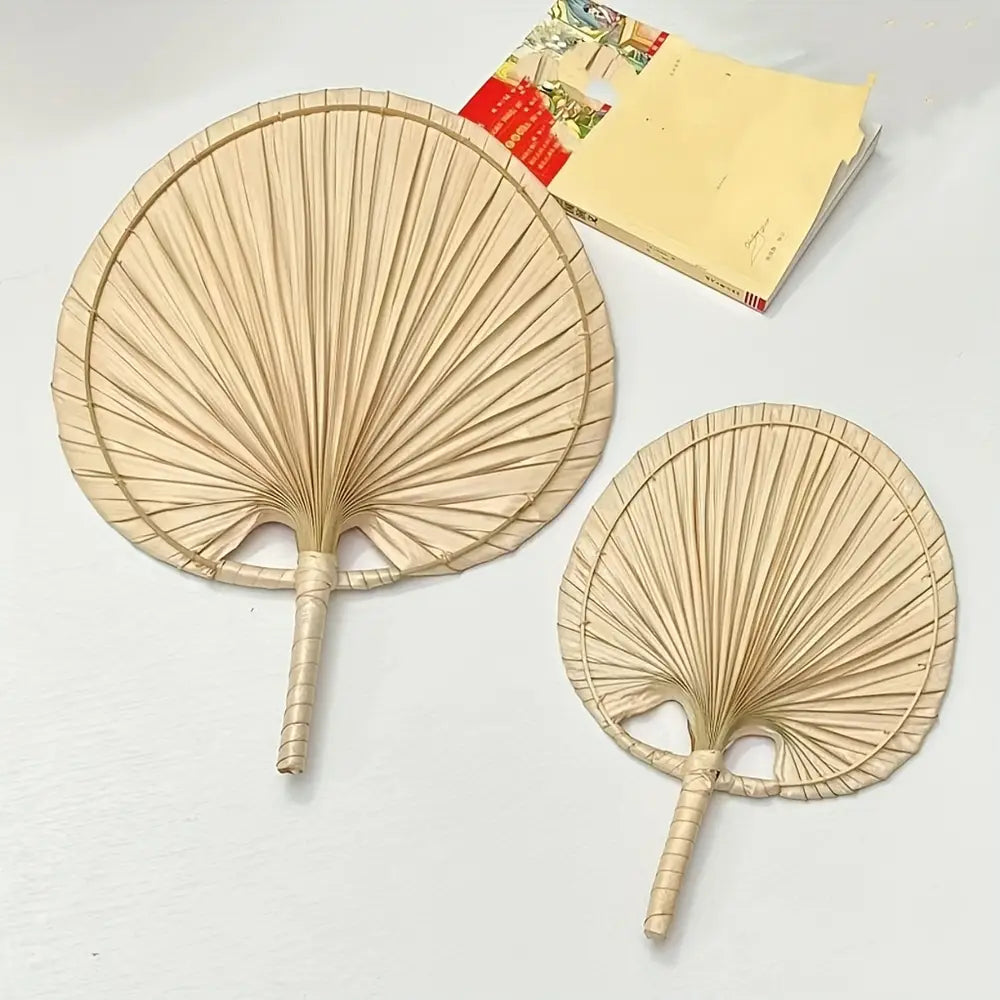 Handcrafted Bamboo Fan Garden Style