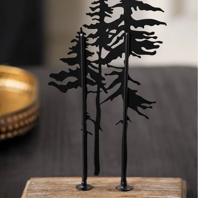 Metal Silhouette Ornaments - Whimsical Desktop Home Decor