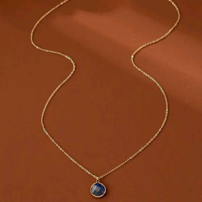 Vintage Stone Pendant Necklace – Elegant Jewelry for Everyday & Special Occasions