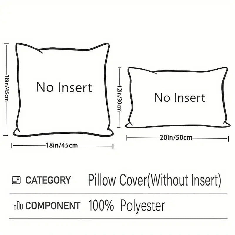 Lot de 2 housses de coussin style bohème chic – Douces et moelleuses, style ferme, pour canapé et chambre