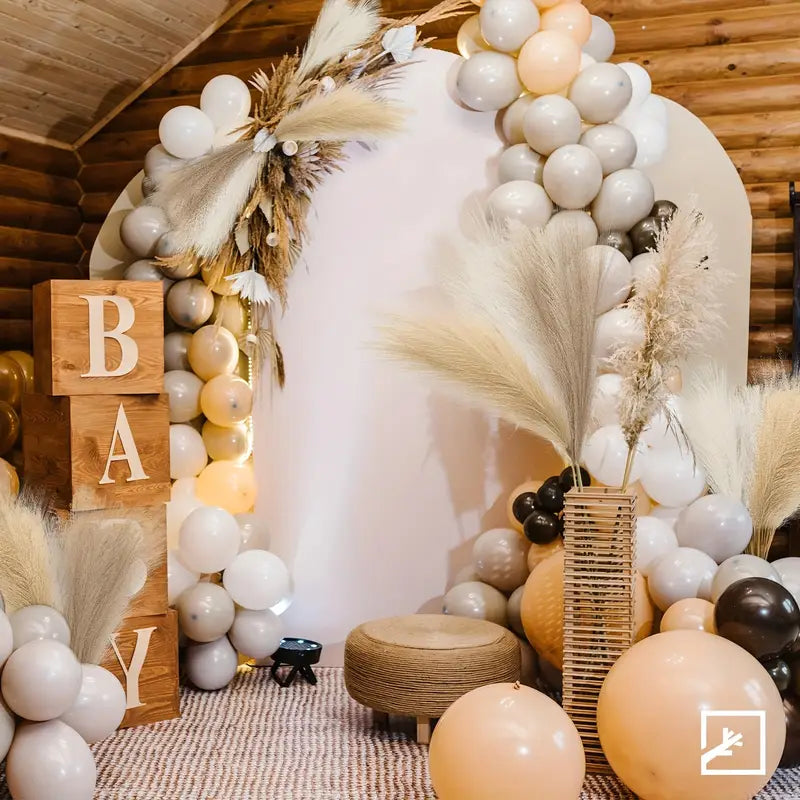 6PCS Boho Pampas Grass – Vase Fillers for Weddings, Thanksgiving & Christmas Crafts