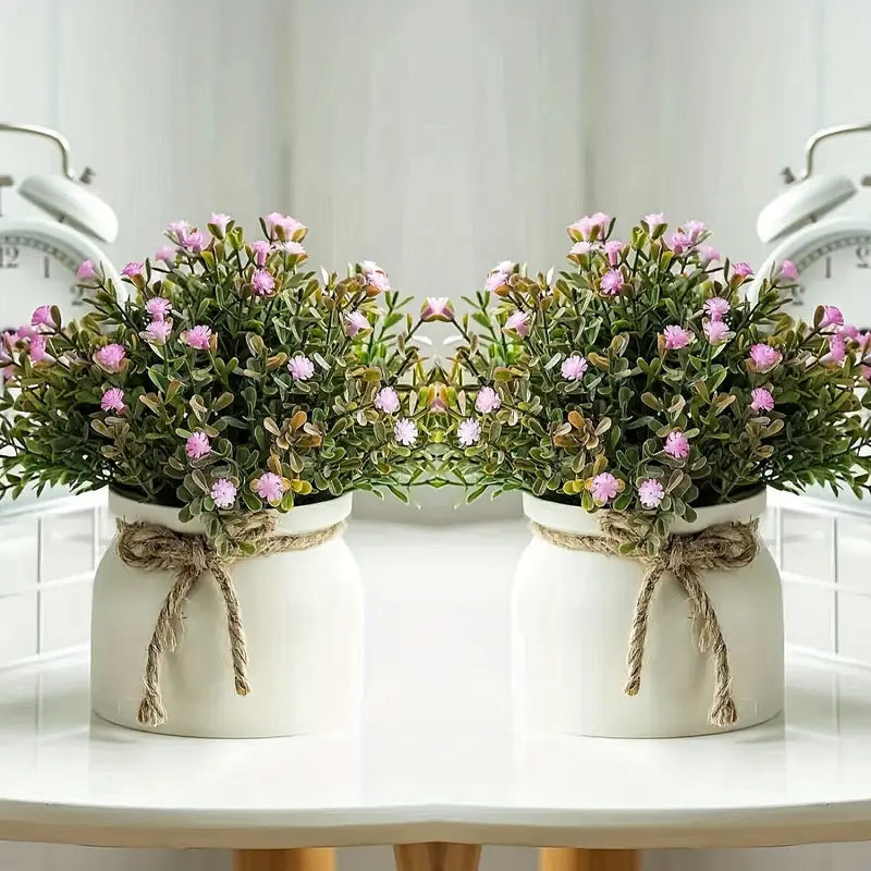 Artificial Lavender Plant - Macaron Pot - Indoor/Outdoor Decor