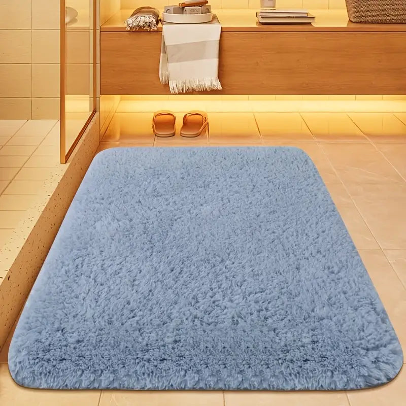 Absorbent Bath Mat Non-Slip Latex Backing Plush Rug 720gsm