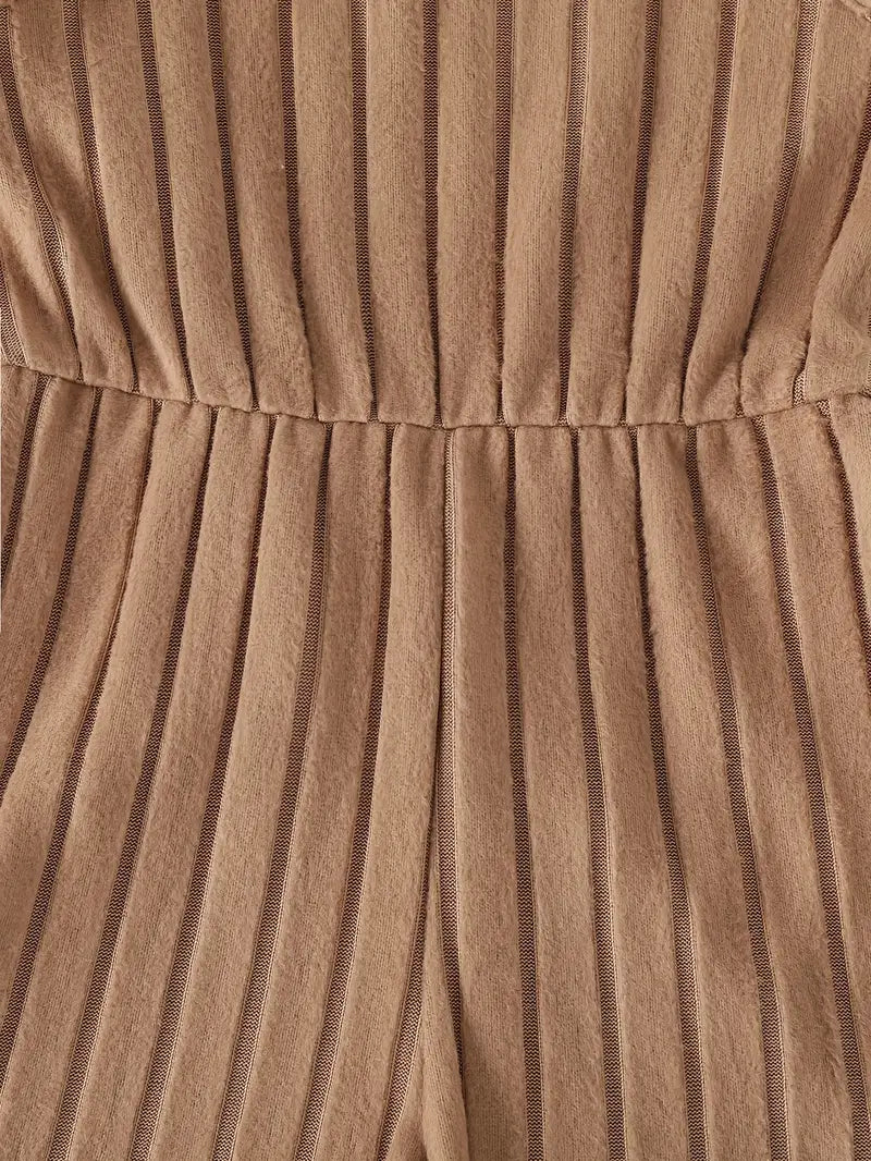 Ensemble short et body à volants pour bébé fille | Tenue printemps/été 2 pièces à rayures