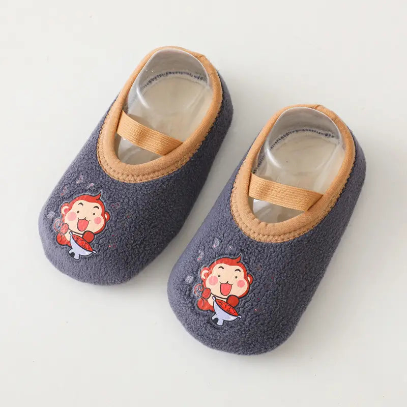 Baby Floor Shoes Socks | Non-Slip Toddler Socks with Cute Cartoon Design