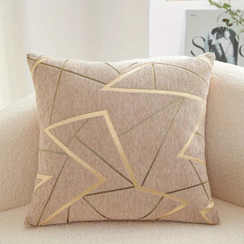 Chenille Throw Pillow Cover - Modern Minimalist Home Decor