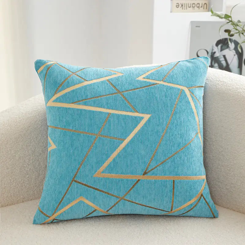 Chenille Throw Pillow Cover - Modern Minimalist Home Decor
