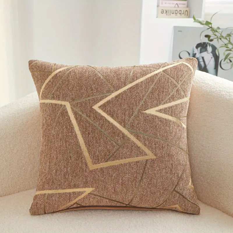 Chenille Throw Pillow Cover - Modern Minimalist Home Decor