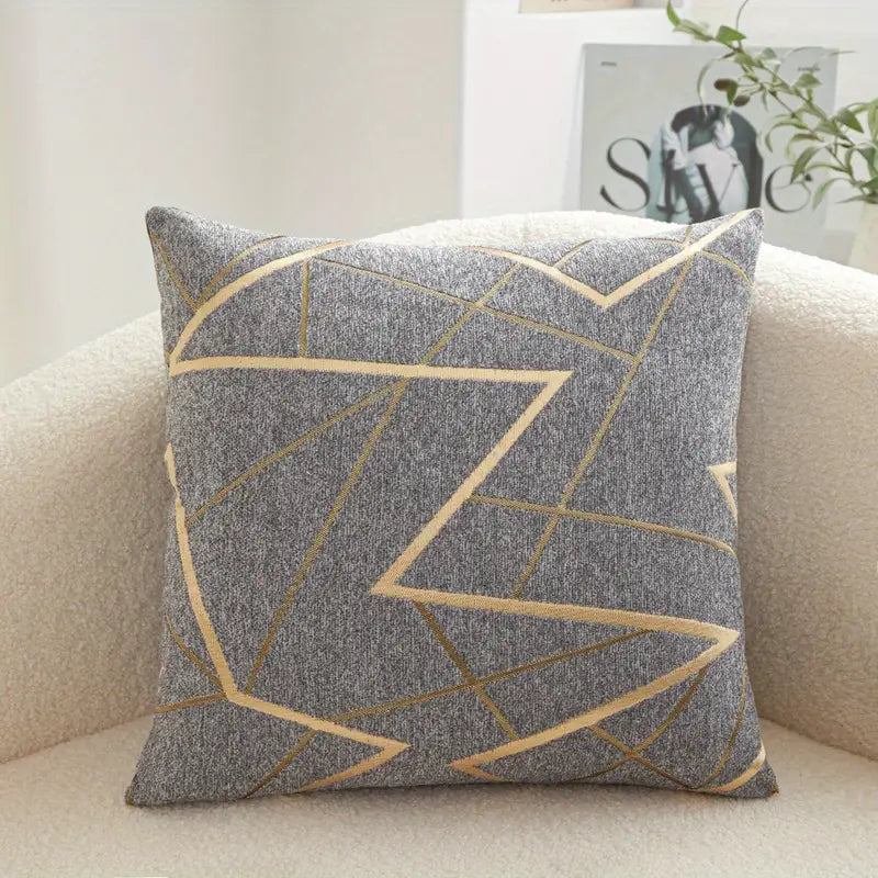 Chenille Throw Pillow Cover - Modern Minimalist Home Decor
