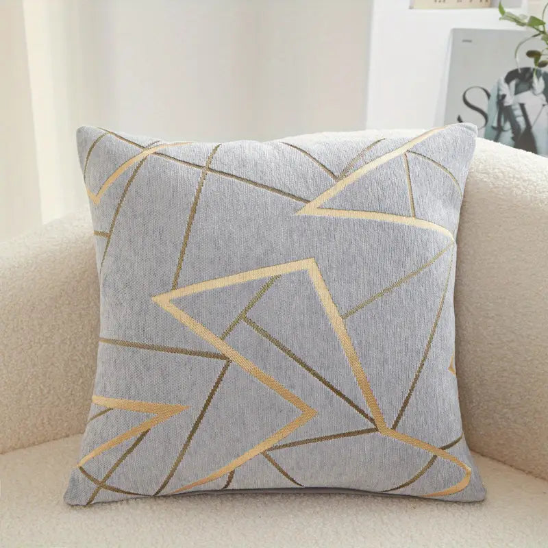 Chenille Throw Pillow Cover - Modern Minimalist Home Decor