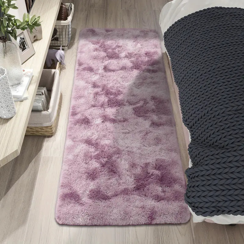 Luxury Tie Dye Shag Rug - Soft, Non-Slip, Machine Washable