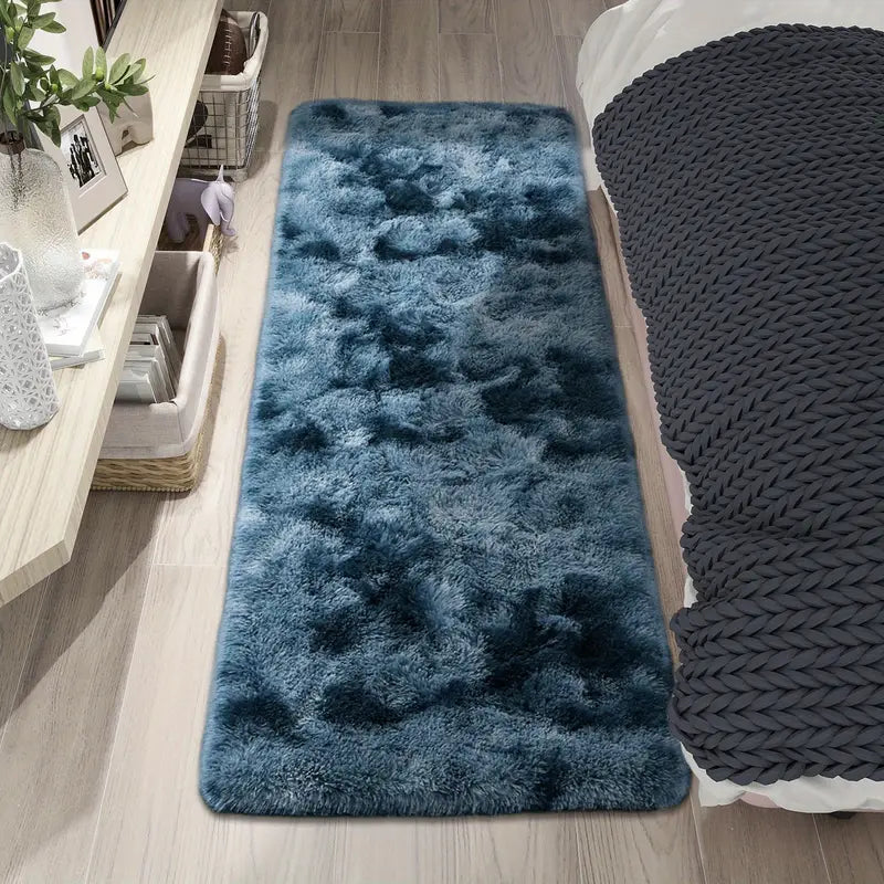 Luxury Tie Dye Shag Rug - Soft, Non-Slip, Machine Washable