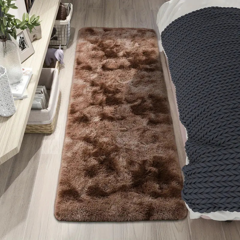 Luxury Tie Dye Shag Rug - Soft, Non-Slip, Machine Washable