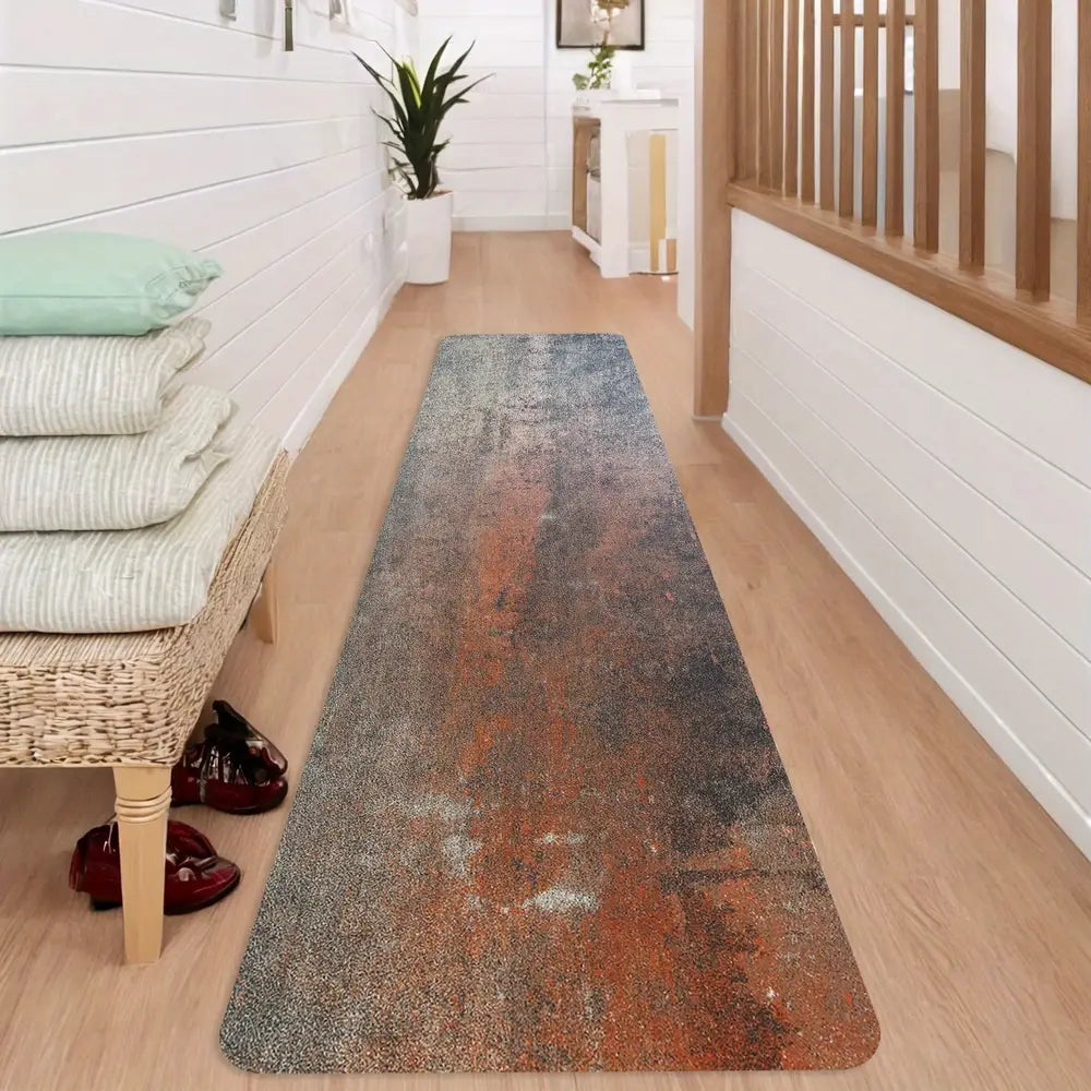 1pc Modern Abstract Art Runner Rug Machine Washable