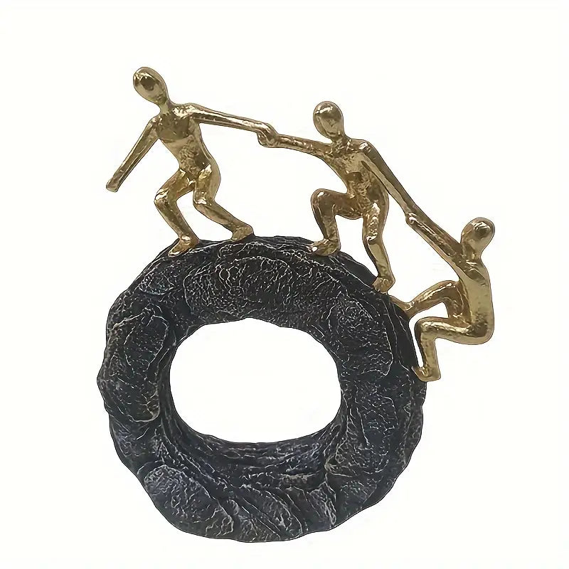 Climbing Figurine Statue - Inspirational Home Office Gym Decor Gift