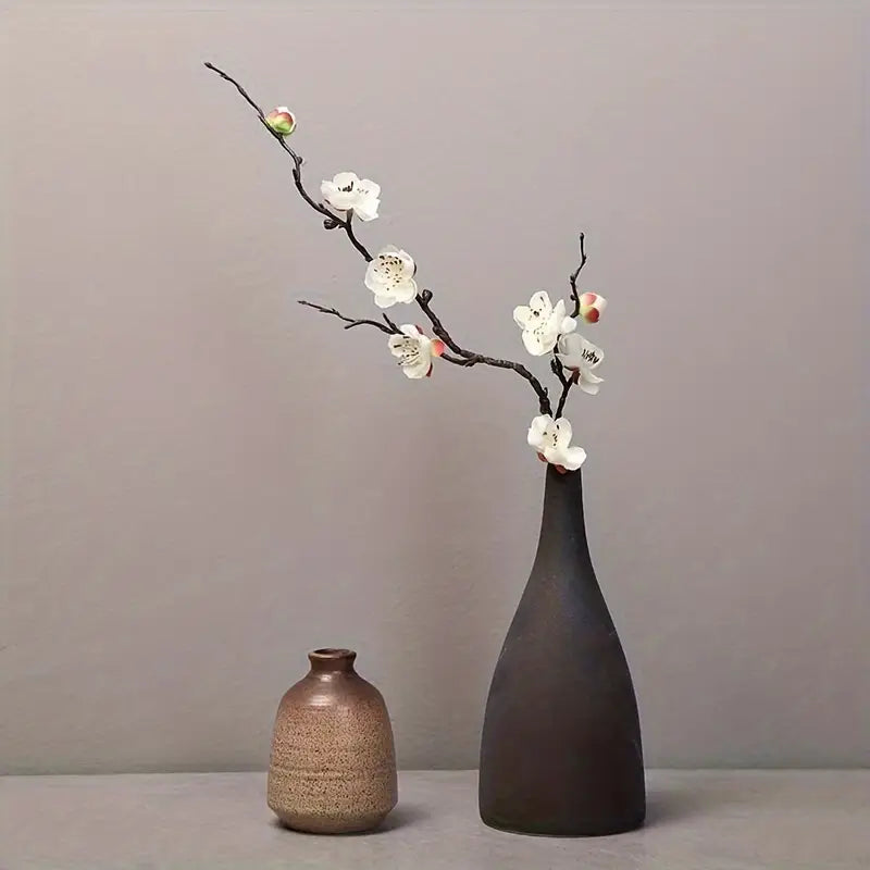 Branches de prunier artificielles – 1 tige de cerisier artificiel pour décoration intérieure