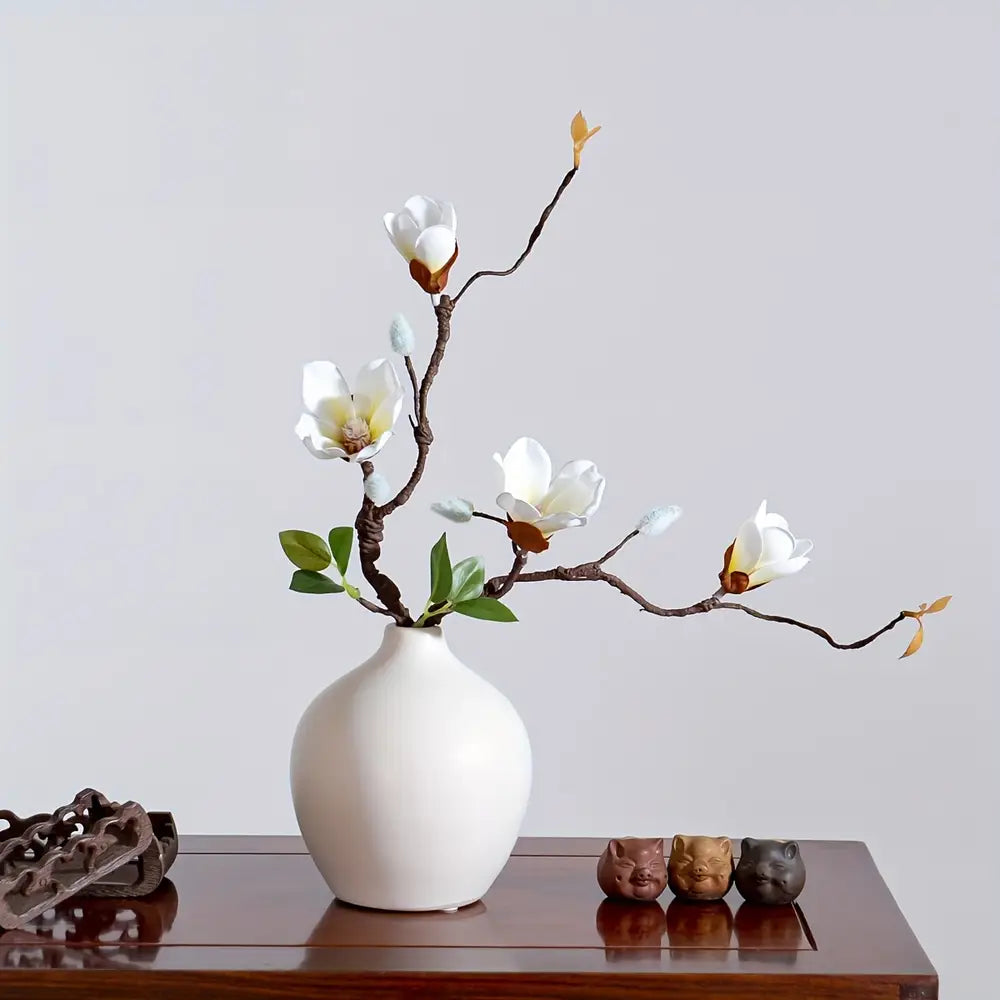 1pc Magnolia with artificial branches 42cm home decoration