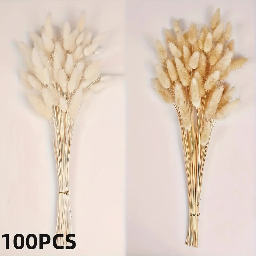 Bouquet de 100 fleurs artificielles en forme de queue de lapin de la pampa
