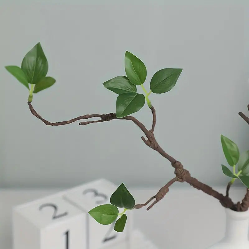 Artificial Green Dead Branches – Faux Floral Arrangement for Home & Living Room Décor