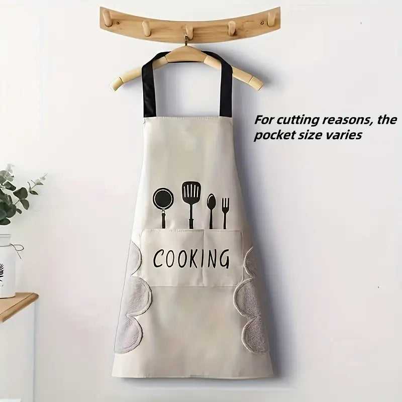 1 Multifunctional Kitchen Apron - Oil And Water Resistant