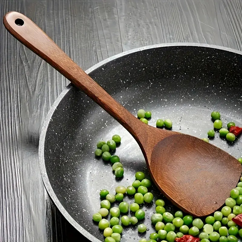 Teak Cookware Set (10-Piece) - Nonstick, Heat Resistant, Ergonomic