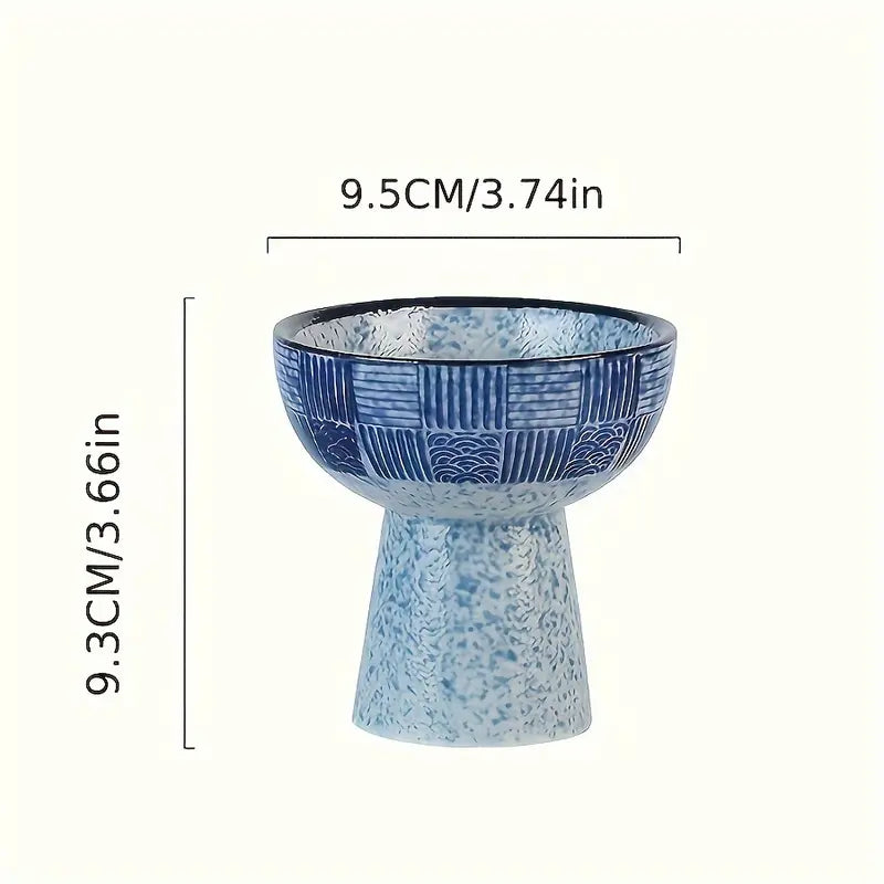 Vintage Ceramic Dessert Bowl – Elevated Microwave-Safe Treat Cup
