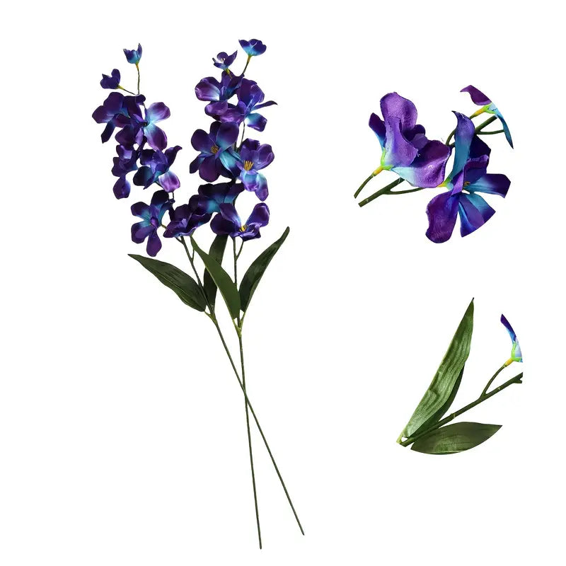 Purple Orchid Artificial Flower Arrangement - Home Decor, Gift