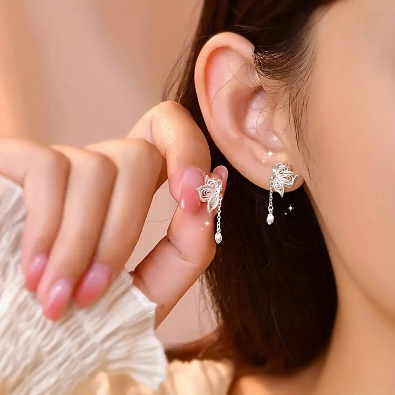 Hollow Dangle Earrings - Elegant Women's Jewelry