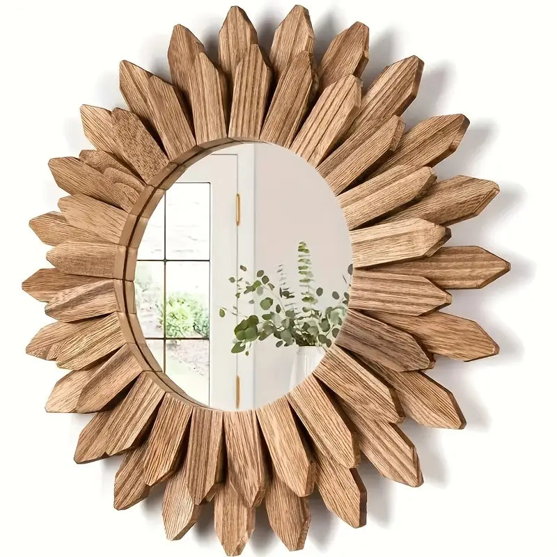 1pc Bohemian Sunflower Style Mirror