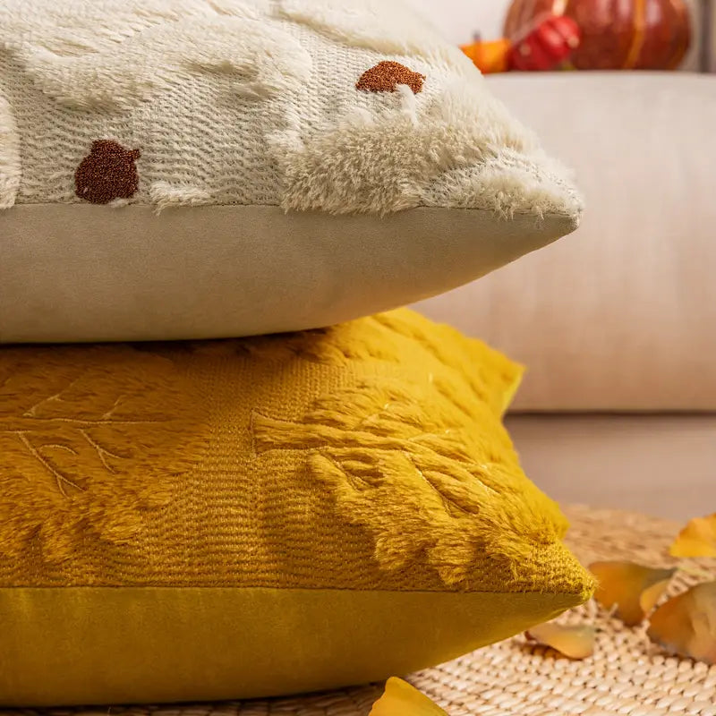 Squirrel Pillow Covers 45x45cm - Fall Home Decor Cushion Cases