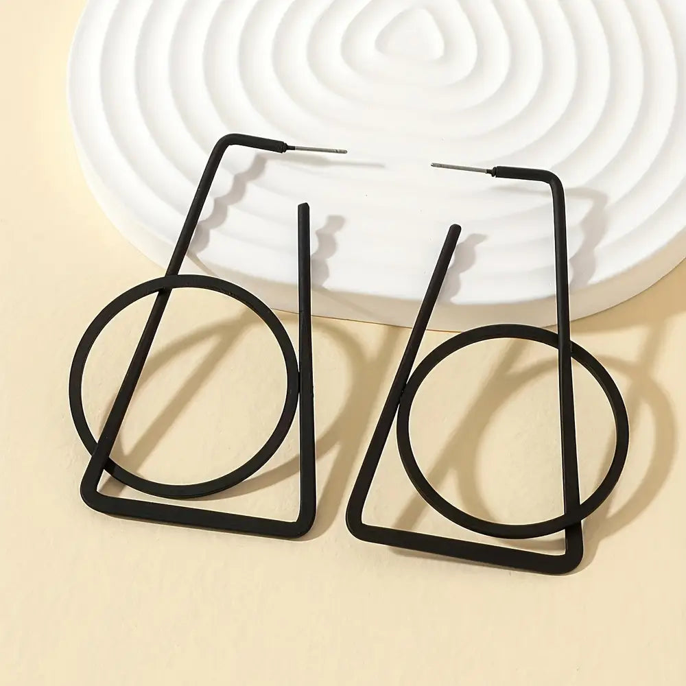 Boho-Chic Geometrische Oorbellen - Legering met Ijzeren Staven