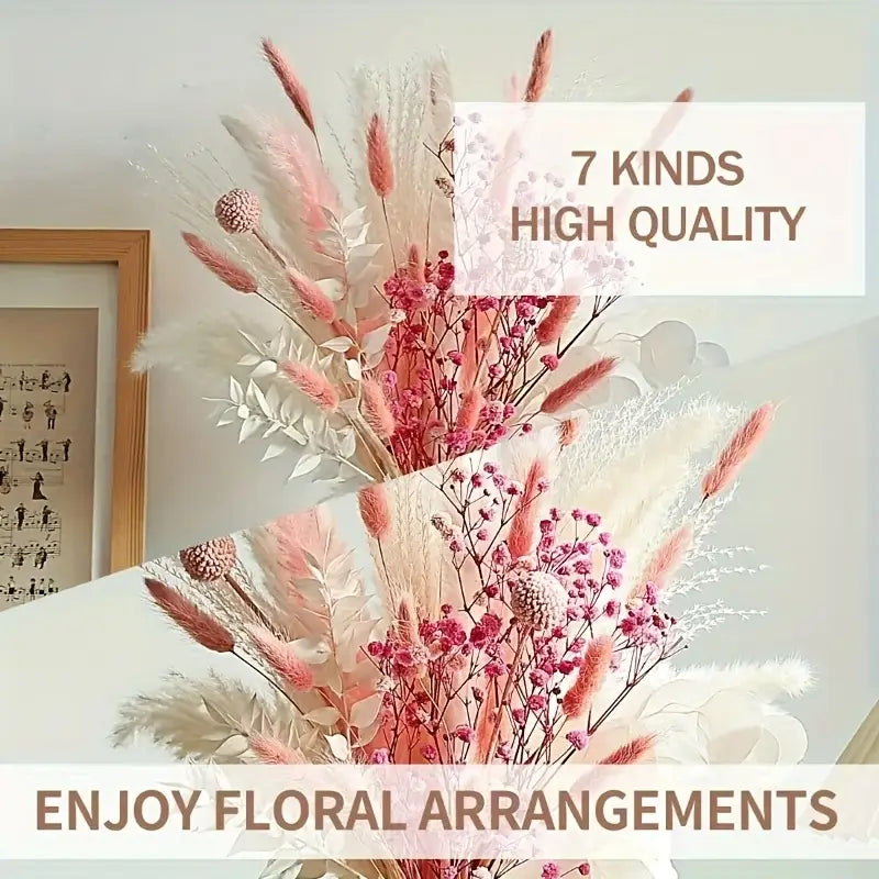 Pampas Grass Bouquet - Boho Wedding Decor - 45pcs