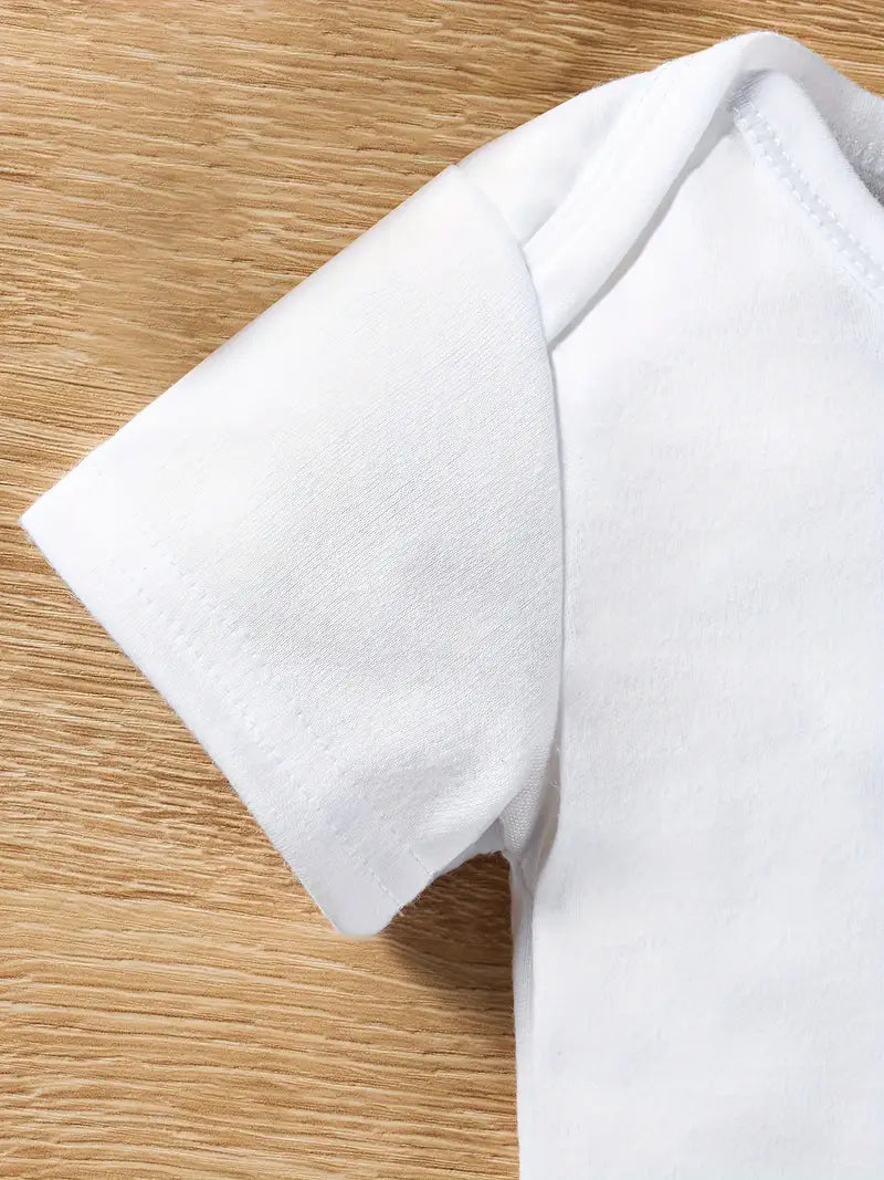 Body imprimé bébé fille | Grenouillère à manches courtes en coton doux pour nourrissons