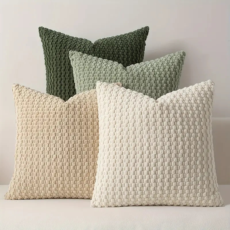 Fleece Office Chair Cushion Cover Set - Double Sided, Washable