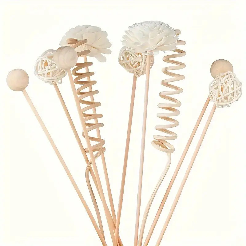 Aromatherapy Diffuser Kit - Natural Wood Reeds Home Decor