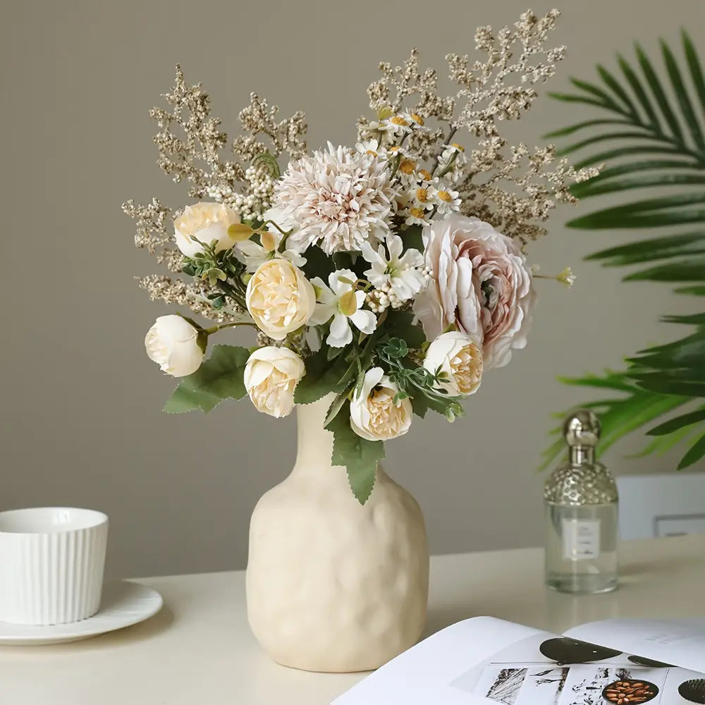 Elegant Artificial Lotus Bouquet