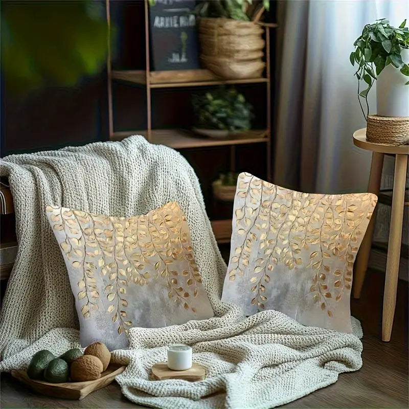 Elegant Pattern Pillow Covers 45x45cm - Soft Decorative Pillowcases