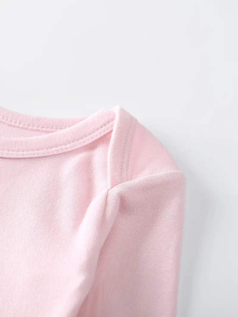Ensemble 2 pièces en coton pour nouveau-né | Body et pantalon – Tissu en maille extensible