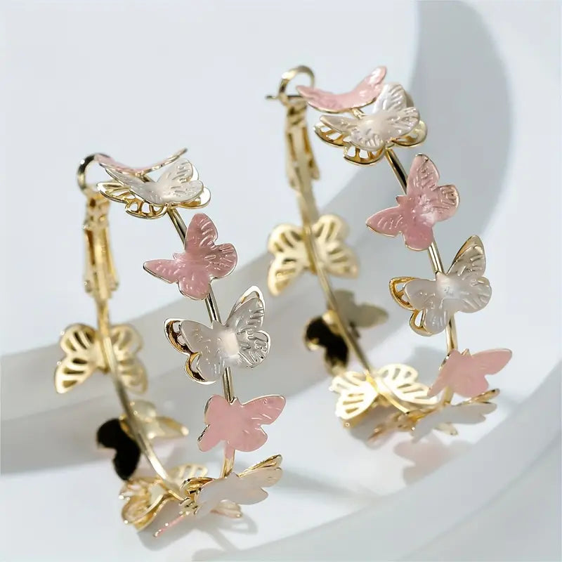 Boho Hoop Earrings - Iron Casual Daily Wear