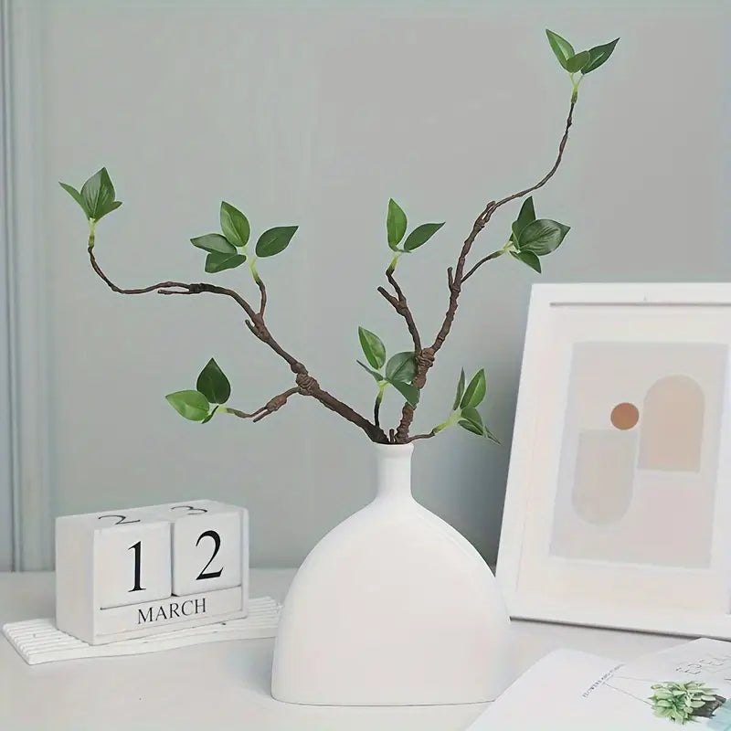 Artificial Green Dead Branches – Faux Floral Arrangement for Home & Living Room Décor