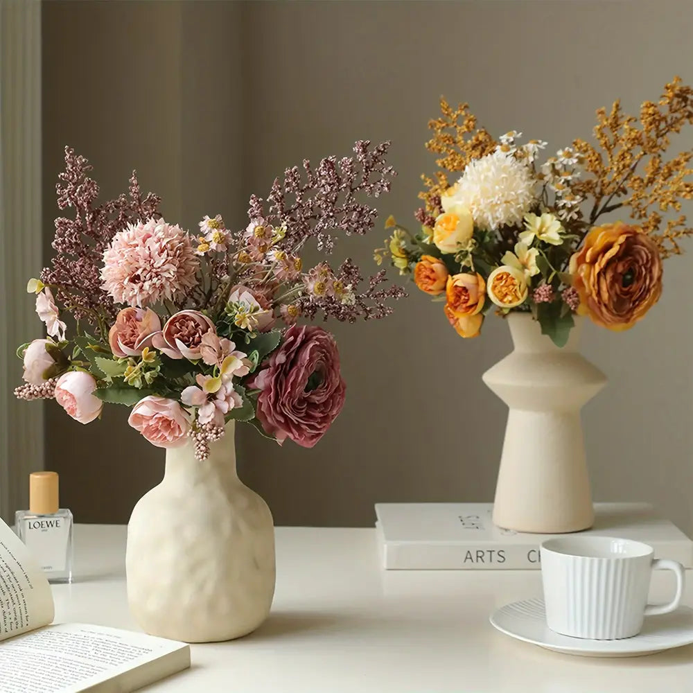 Elegant Artificial Lotus Bouquet