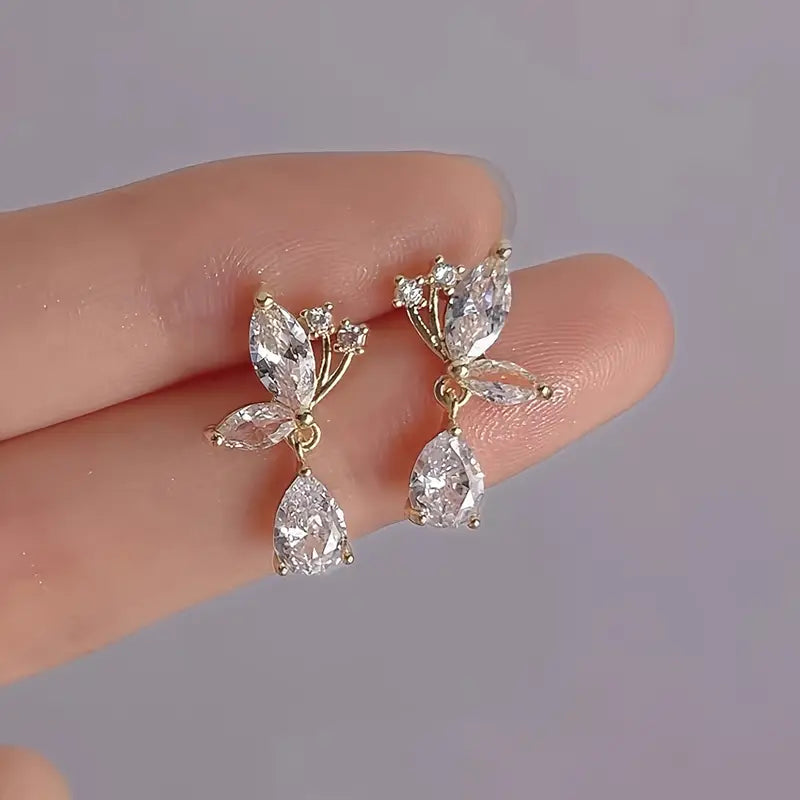 Dangle Drop Earrings - Sparkling Party Jewelry Gift