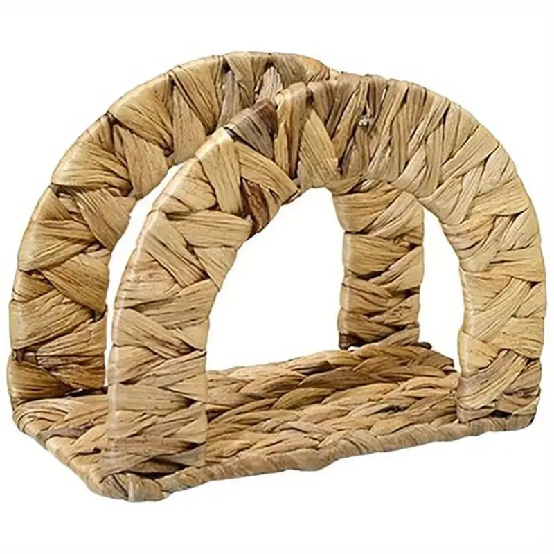 Rattan Napkin Holder - Woven, Rustic, Space-Saving Organizer