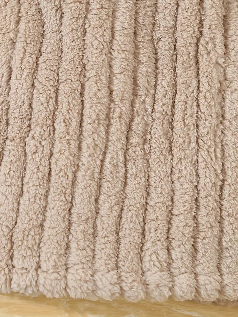 Ensemble 2 pièces douillet pour fille | Gilet à capuche en polaire douce et haut à manches longues et col montant