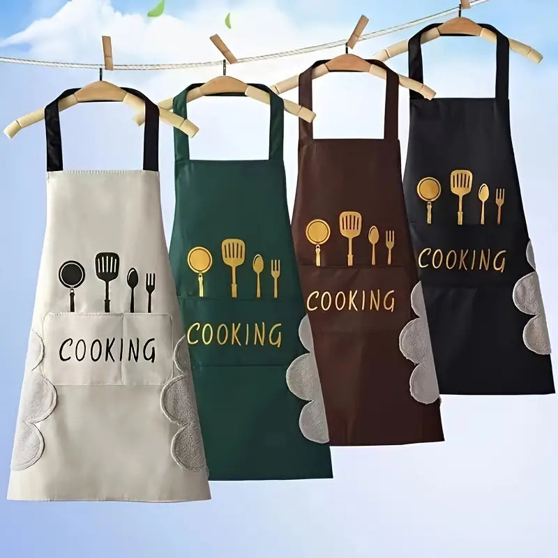 1 Multifunctional Kitchen Apron - Oil And Water Resistant