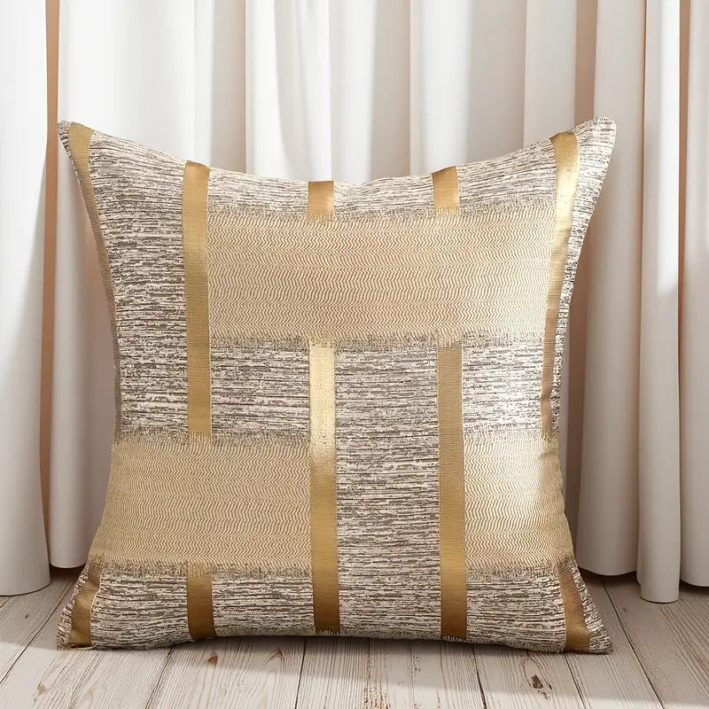 Geometric Pillow Covers 45x45 - Modern Sofa Decor - Set of 2