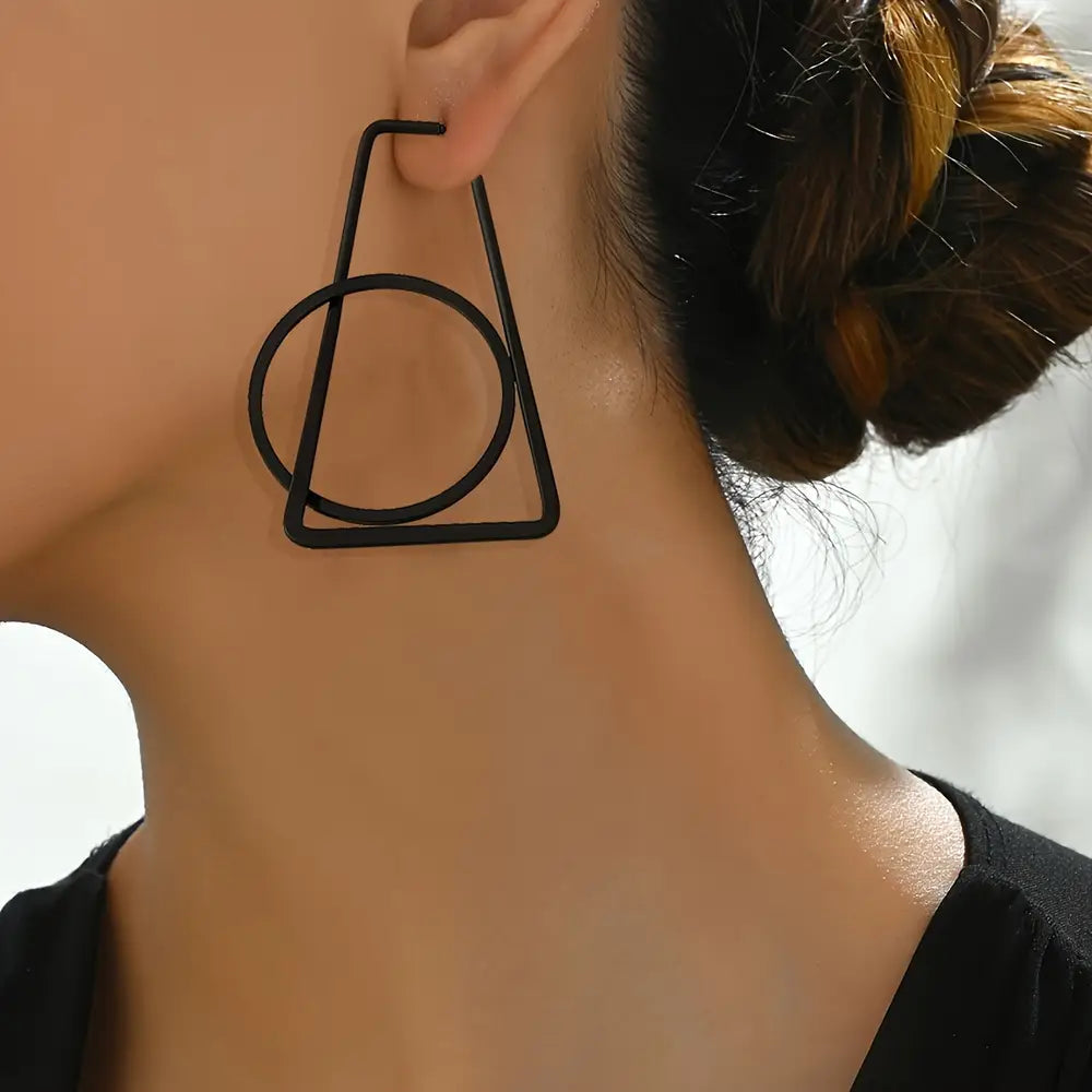 Boho-Chic Geometrische Oorbellen - Legering met Ijzeren Staven