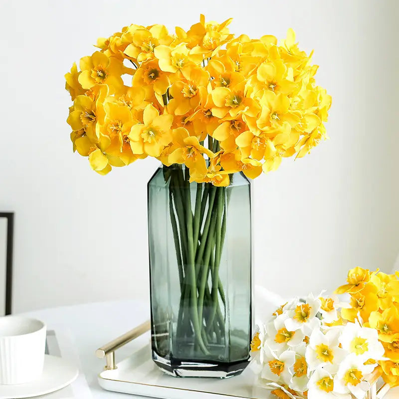 Silk Narcissus Artificial Flowers - Home, Wedding & Party Decor